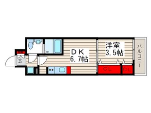 アーバネックス菊川Ⅱの物件間取画像